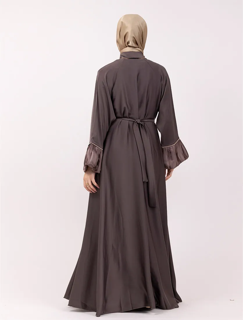 Mauve Regal Charm Abaya